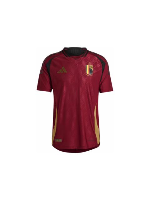 adidas Belgium 2024 Home Authentic Jersey Team Coll Burgundy