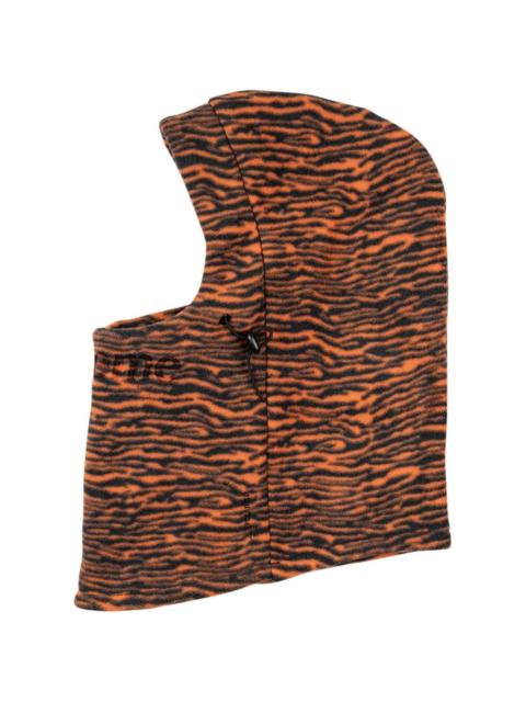 x Polartec tiger-print balaclava