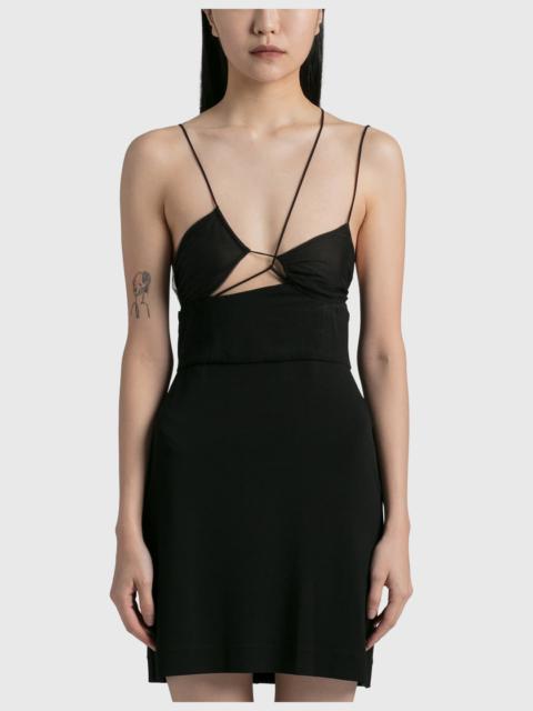 FITTED BRA MINI DRESS