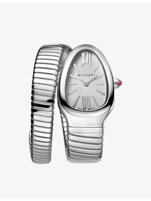 Serpenti Tubogas stainless-steel quartz watch