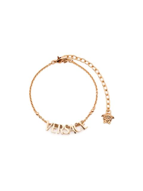 logo-lettering bracelet