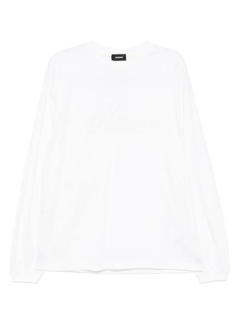 faux-pearl T-shirt