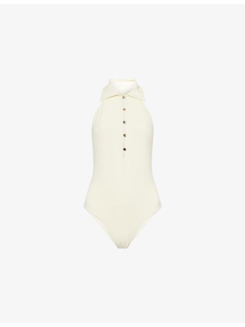 Club Collared Swimsuit