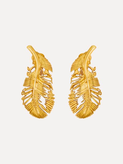 FEATHER CLIP-ON EARRINGS