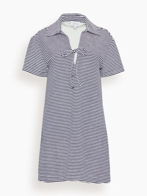 Joni Dress in Maritime Blue/Cream Multi