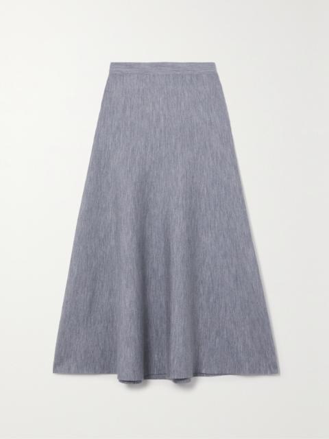 Freddie Wool, Cashmere And Silk-blend Midi Skirt
