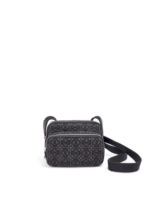 Mini Camera bag in Anagram jacquard and calfskin