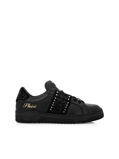 Strass Studs leather sneakers