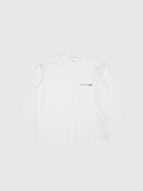OVERSIZED LOGO L/S T-SHIRT