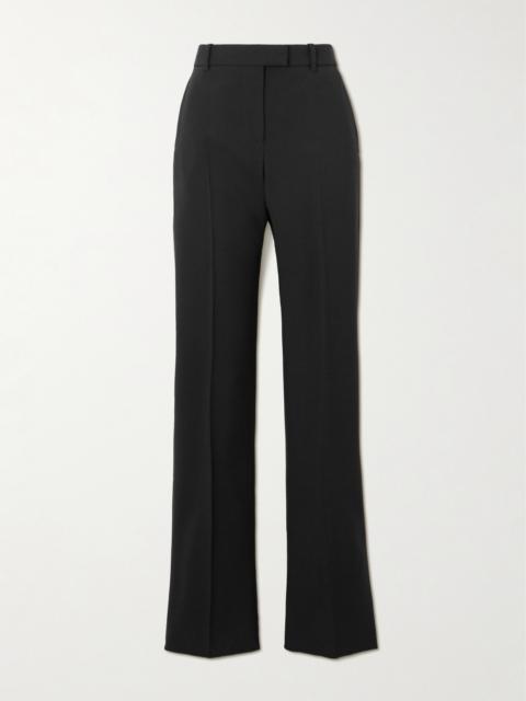 Wool-blend Twill Straight-leg Pants