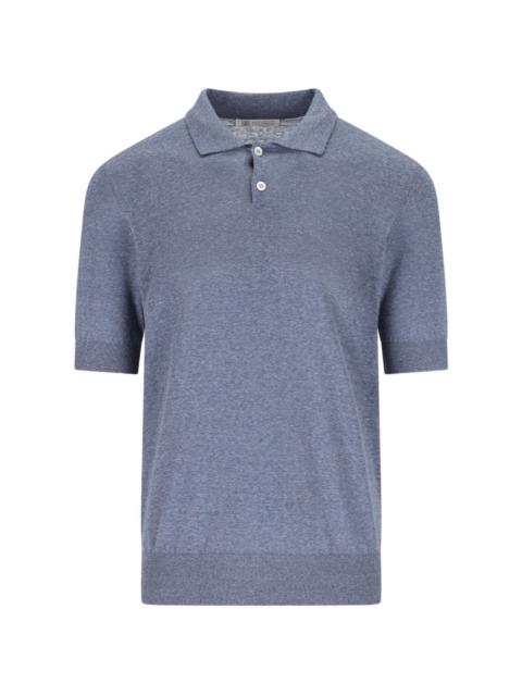 buttoned polo shirt