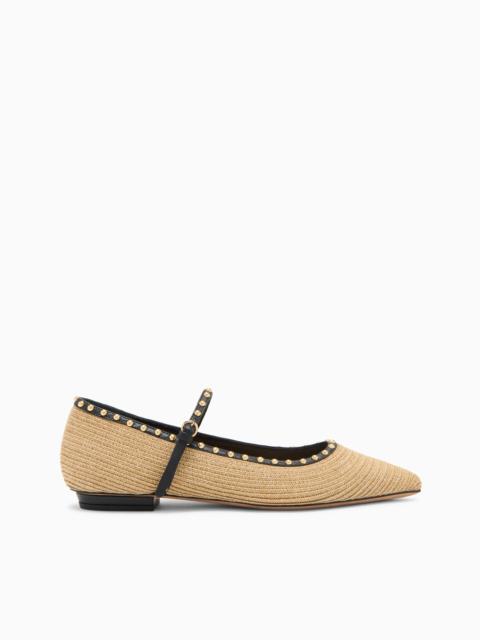 Hera Raffia Ballet Flat