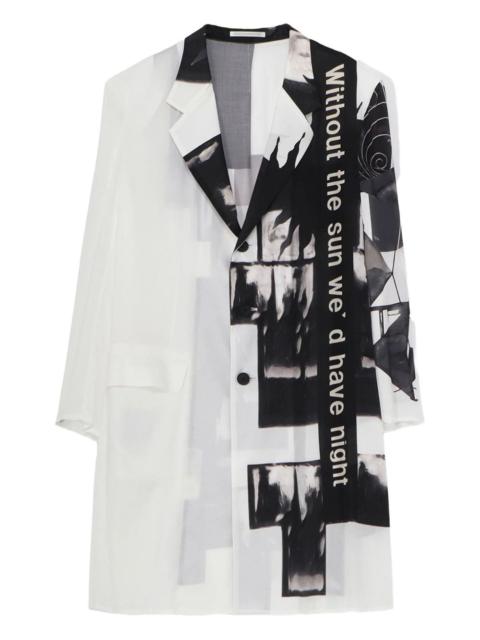 abstract-print coat