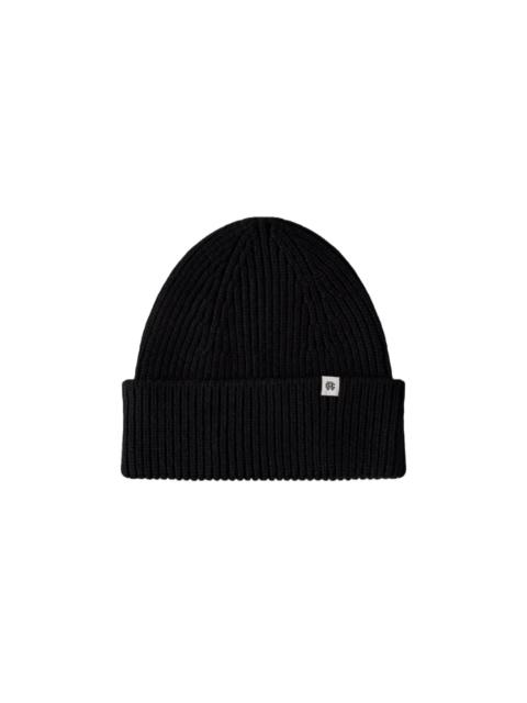 Merino Wool Watch Cap Beanie Black