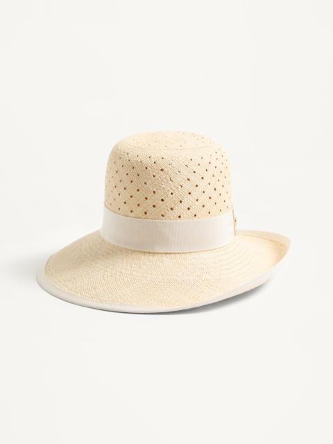 VLOGO SIGNATURE HAT IN PERFORATED PANAMA