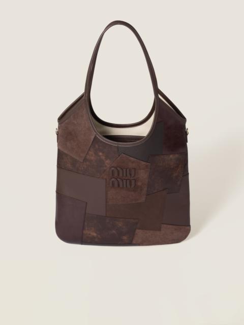 IVY leather patchwork bag