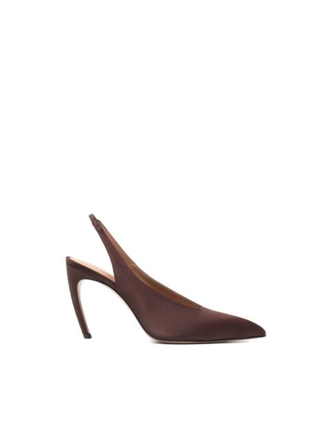 Viper pointed slingback pumps
