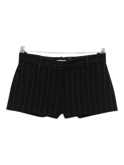 pinstriped shorts