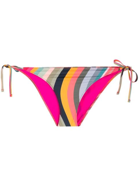 swirl print bikini briefs
