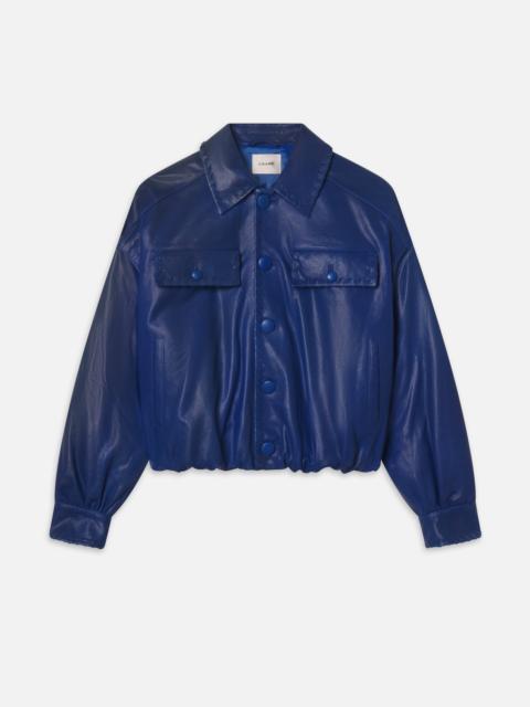 The Leather Bubble Jacket