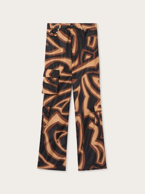 LABIRINTO PRINT CARGO TROUSERS