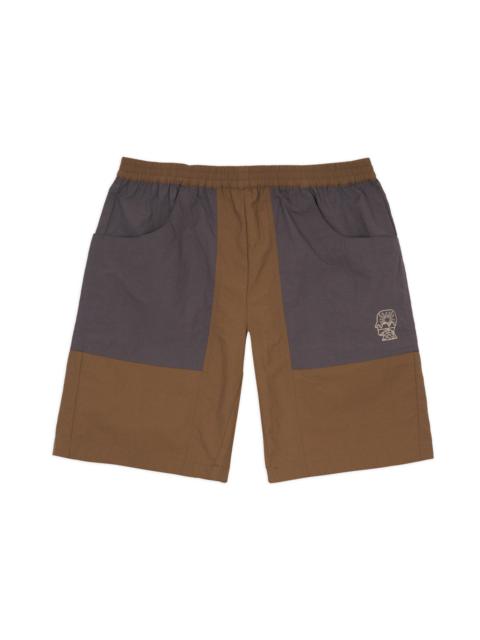 Nylon Equipment Utility Short - Brown