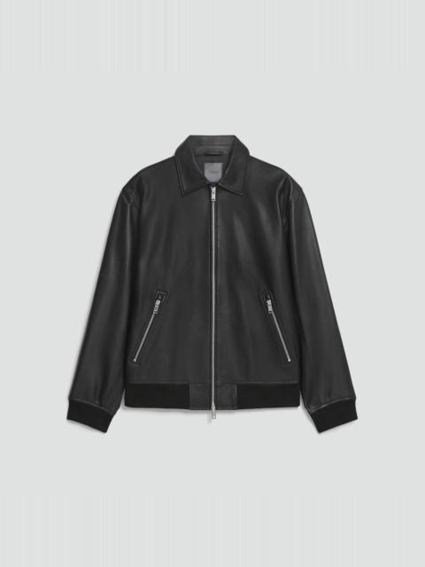 Wyatt Zip Jacket in Leather