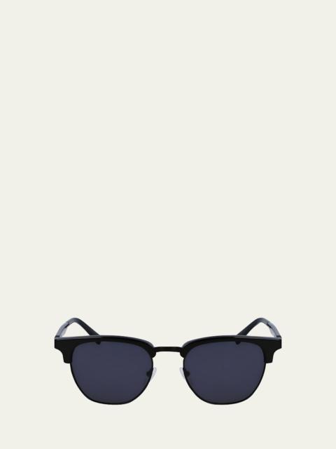 Men's Timeless Acetate-Metal Square Sunglasses
