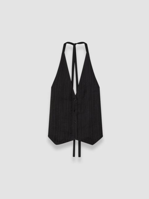 Suez Pleat Jacquard Tie Waistcoat