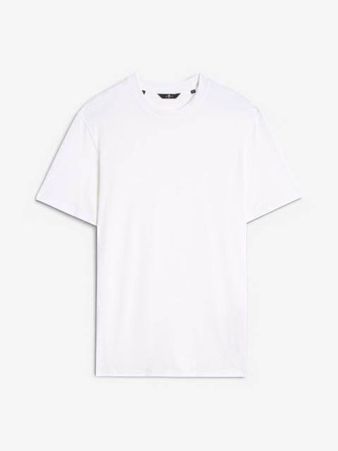 Lyocell Crewneck Tee in White