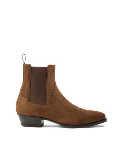 suede Chelsea boots