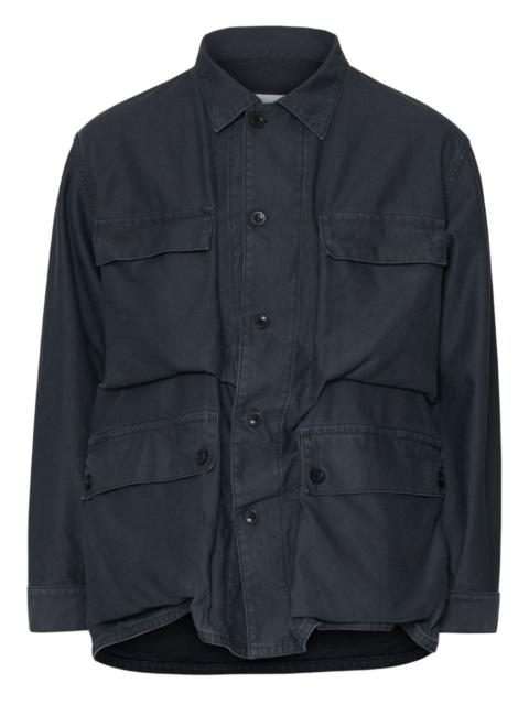 patch-pocket shirt jacket