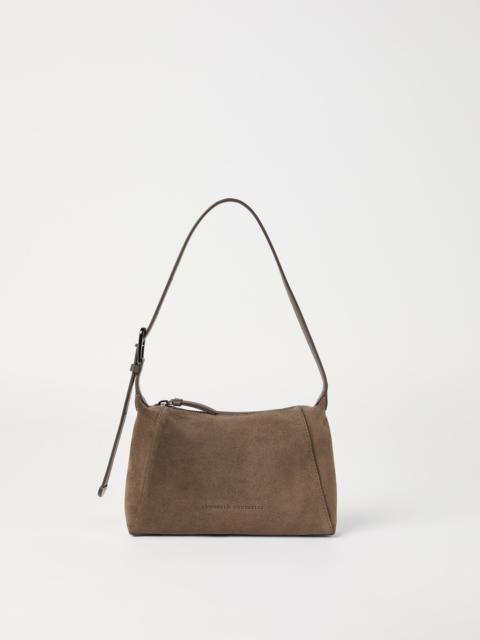 BC Duo shoulder bag in suede with monili