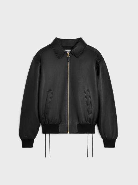 aviator blouson jacket IN SOFT LAMBSKIN