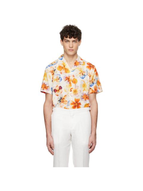 White & Orange Hibbert Shirt