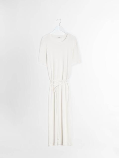 BELTED RIB T-SHIRT DRESS
