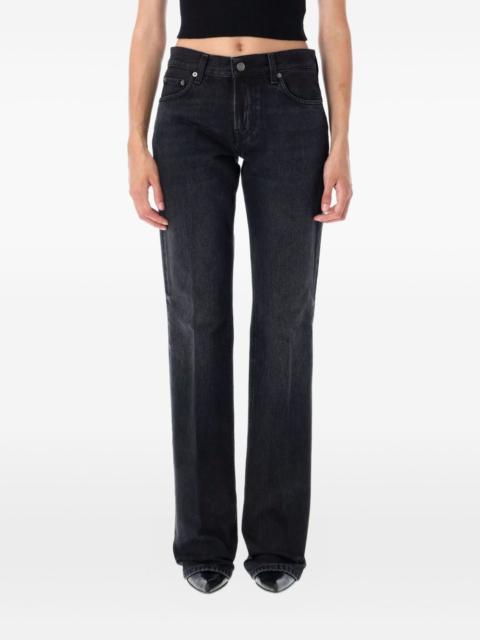 Carly mid-rise straight jeans