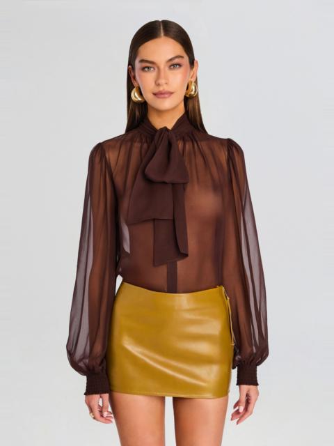 HASLI SILK CHIFFON TOP