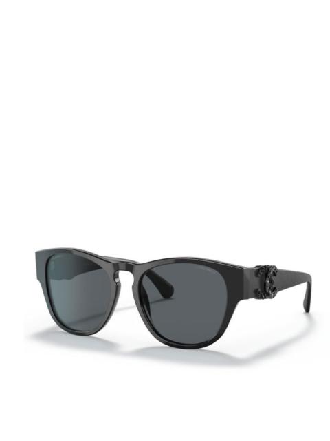 Rectangle Sunglasses CH5455QB Black & Grey