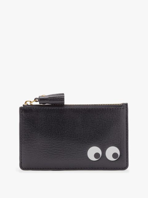 Anya Hindmarch Women's Zip Card Case Eyes Black Purse