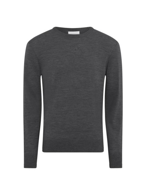 Palco Knit Sweater in Charcoal Merino Wool