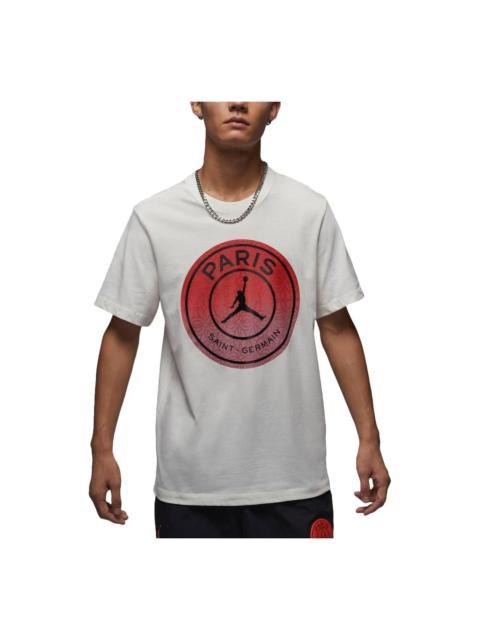 Air Jordan Paris Saint-Germain Graphic T-shirt Asia Sizing 'Sail' FV7729-133