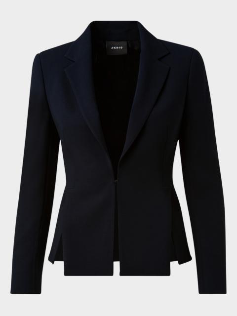 Ocelia Slit Crepe Jacket