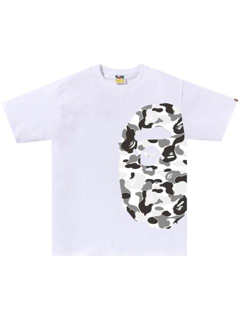 BAPE ABC Camo Side Big Ape Head Tee 'White/Grey'