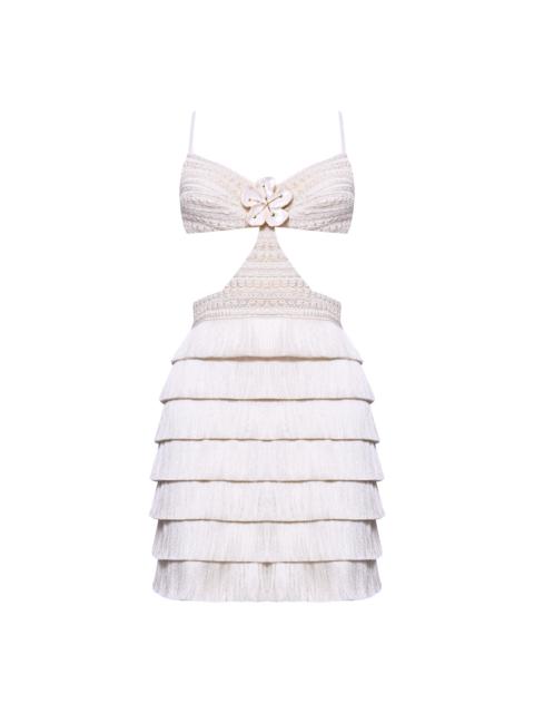 LYA FRINGE MINI DRESS