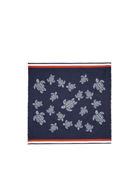 turtle-motif beach towel