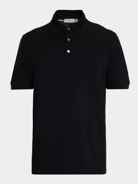 Men's Classic-Fit Cotton Pique Polo Shirt