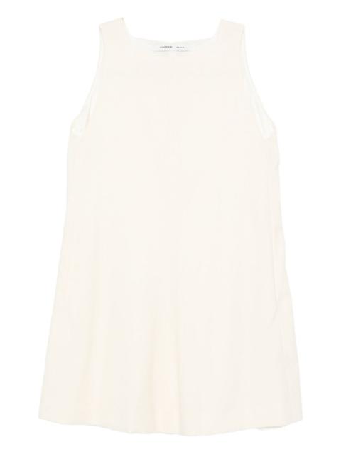 sleeveless round-neck dress