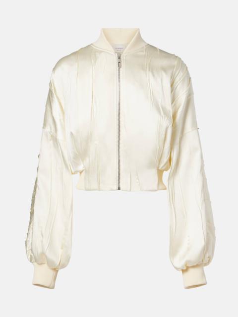 Zorro cropped bomber jacket