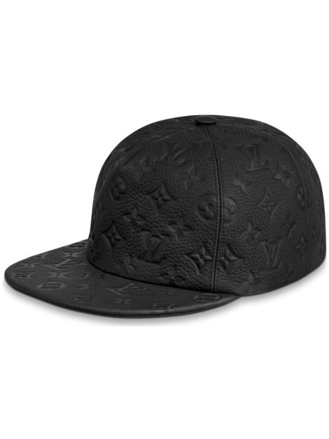 Louis Vuitton 1 Cap Embossed Monogram Leather Black
